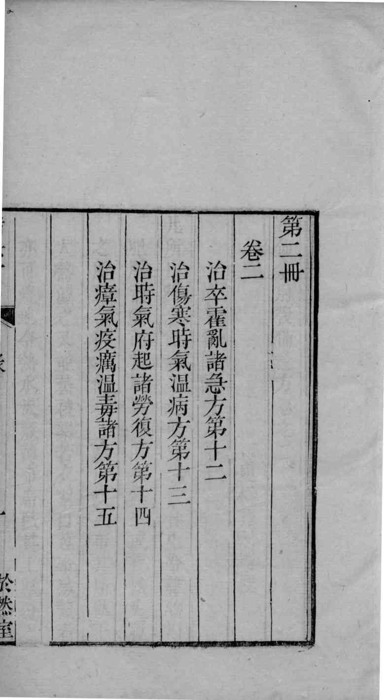 六醴斋医书  卷2-3